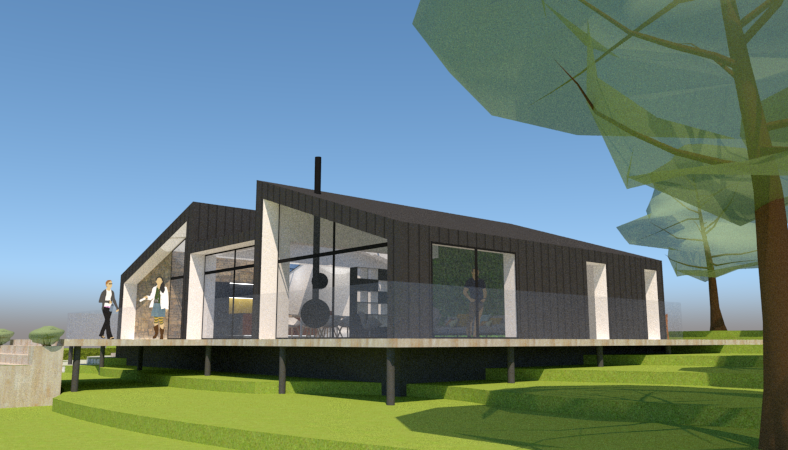 Moderne villa i utraditionel stil - Arkinaut Arkitekt- og byggerådgivning Aps (4)