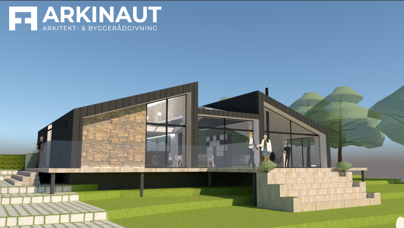 Arkitekttegnet villa med udsigt - Arkinaut Arkitekt- og byggerådgivning ApS