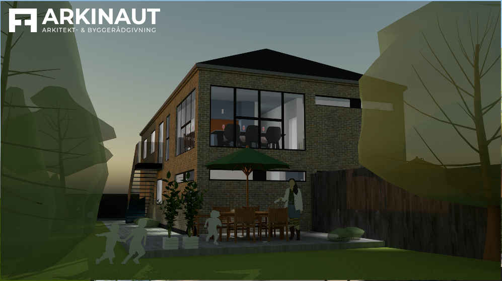 Nyt tofamiliehus - Arkinaut Arkitekt- og byggerådgivning ApS 3