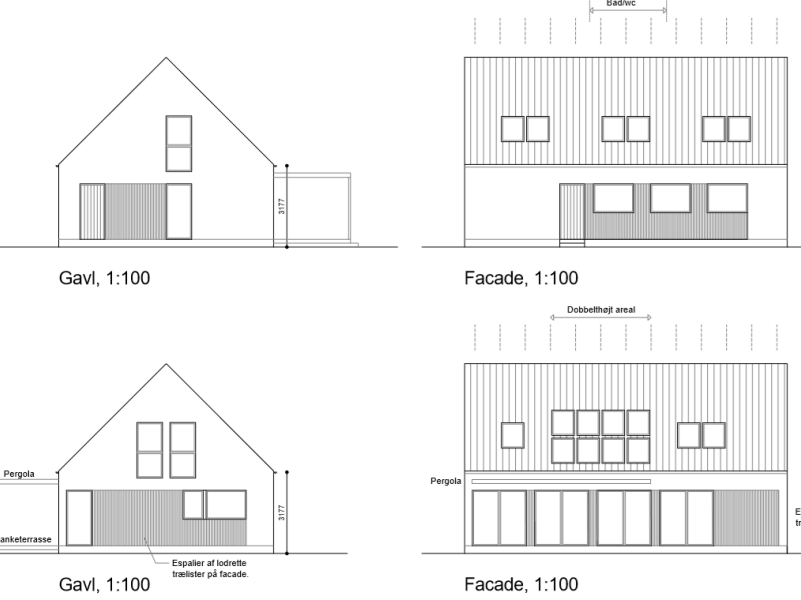 Ny første sal på enfamiliehus - Arkinaut Arkitekt- og byggerådgivning ApS