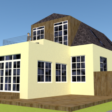 Ny første sal og ombygning af bungalow - Arkinaut Arkitekt- og byggerådgivning ApS