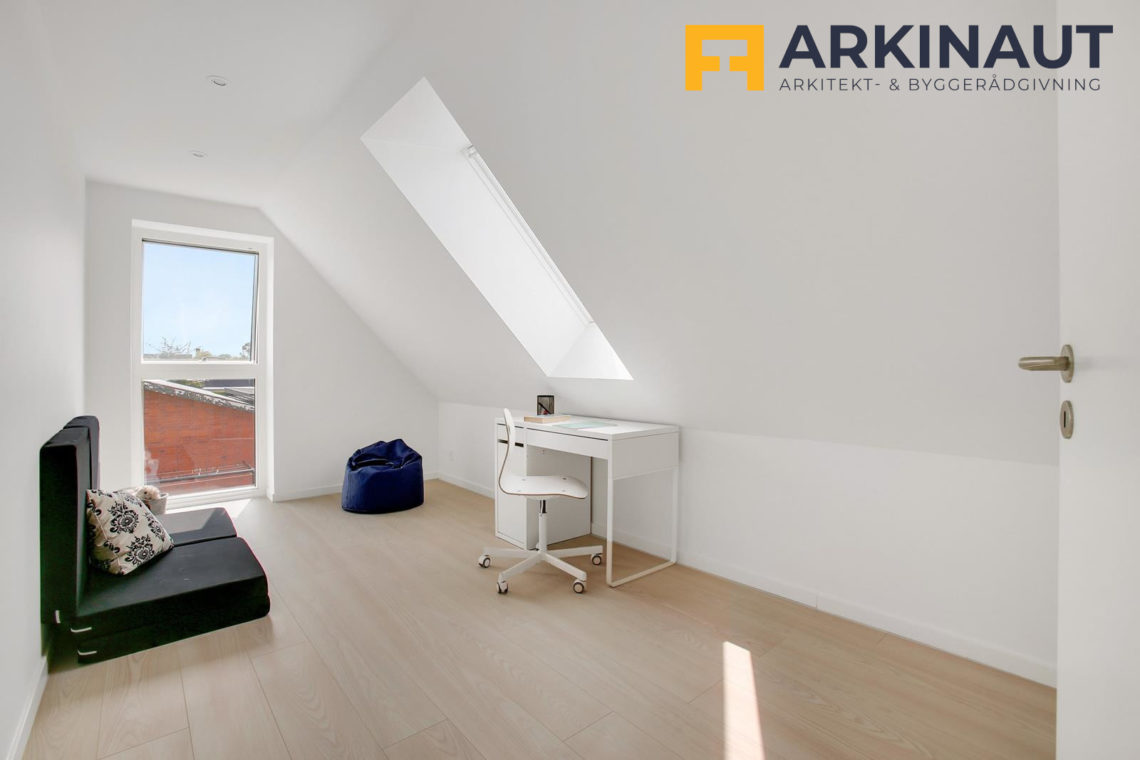 Ny førstesal med dobbelthøjt rum - Arkinaut Arkitekt- og byggerådgivning ApS 4